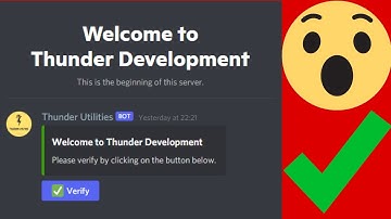 How to make a verification system with discord button