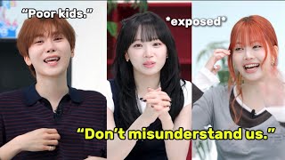 SEUNGKWAN said EUNCHAE and CHAEWON got scolded by SINB for not replying to her messages