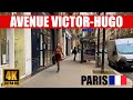 【4K】Avenue Victor-Hugo Paris Morning Walk (Ultra HD 60fps)