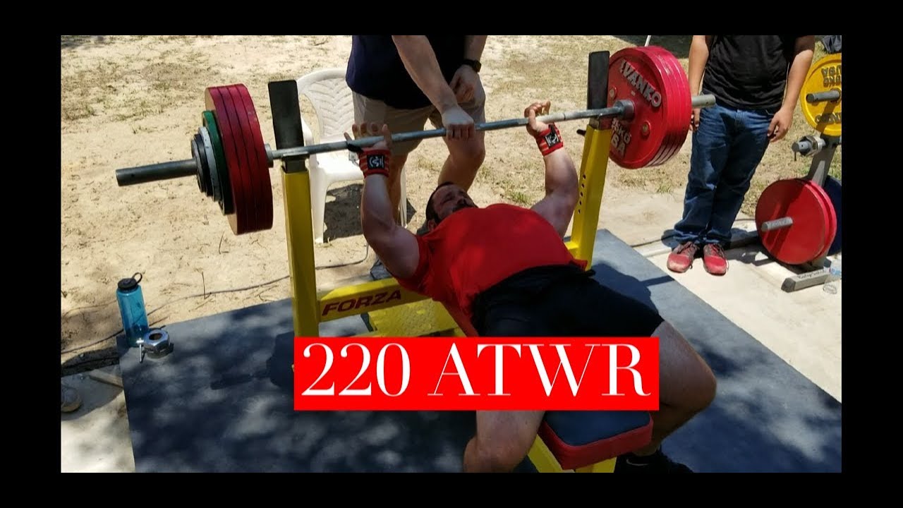Jeremy Hoornstra 602 Bench Press 220 World Record