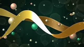Christmas luxury ribbon 4k Visual Loop | Python + Taichi CUDA | 60 FPS