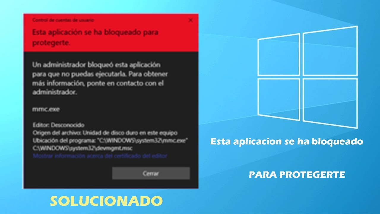 🔥🔥SOLUCIONADO 🔥🔥 esta aplicación se ha bloqueado para protegerte