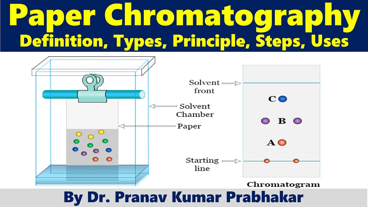 definition of a paper chromatography