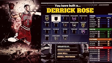 NBA 2K20 BEST DERRICK ROSE BUILD! BEST SLASHING PLAYMAKER!
