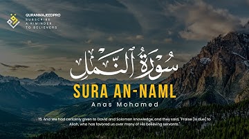❤😍 Anas Mohamed (انس محمد) | Sura An-Naml 15-63 (سوره النمل) 😍❤