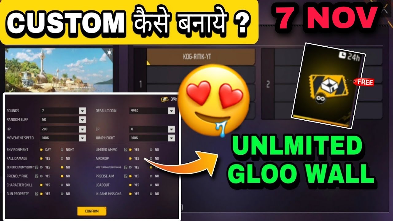 UNLIMITED GLOO WALL CUSTOM KAISE BANAEN | CUSTOM ME UNLIMITED GLOO WALL ...