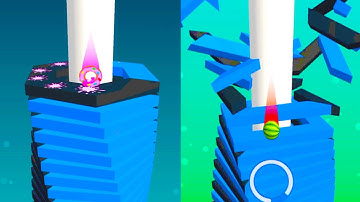 Stack Ball - Crash Platforms Gameplay Walkthrough All Levels iOS, Android Big Update Part-5 SG495