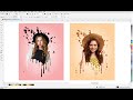 Dripping effect in coreldraw | Dripping Effect | Splatter Effect | Coreldraw Editing Tutorial