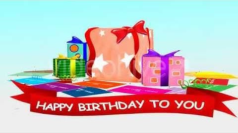 Present Box Birthday - After Effects Project