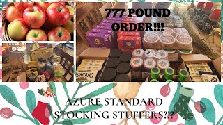 OUR LAST AZURE STANDARD HAUL |STOCKING STUFFERS?!?! | NEW PRODUCTS I BOUGHT
