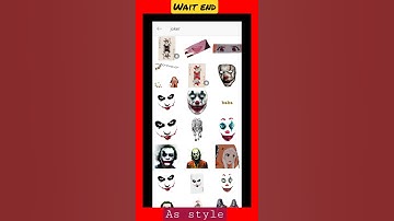 Joker Face Photo Editing || Charging Photo Editing - As style #short#Trandin_1