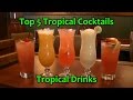 Top 5 Tropical Cocktails Best Rum Drinks Easy Cocktail