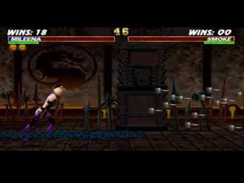 Mortal Kombat Trilogy - Mileena Fatality "Cuspir Pregos"