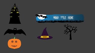 Spooky Animated Elements V1 Motion Graphics Templates