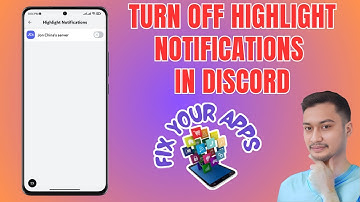 How to Turn Off Highlight Notifications in Discord