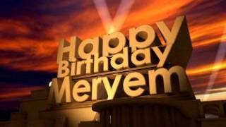 Happy Birthday Meryem