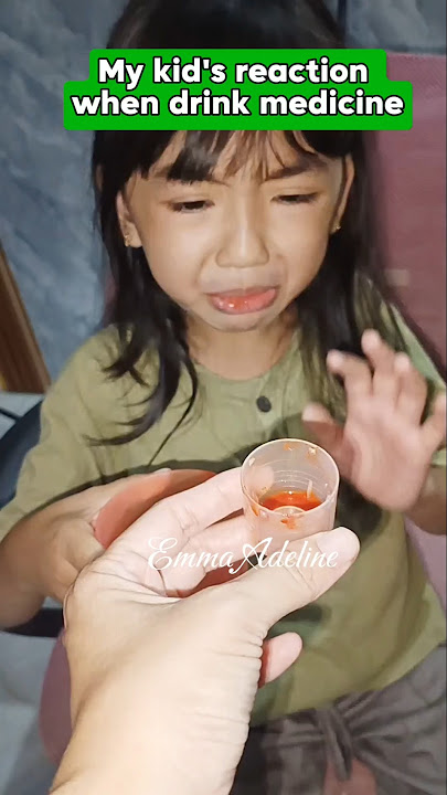 Emma's Funny Reaction to Taking Medicine