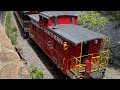 Lehigh Gorge Scenic Railway Train in Jim Thorpe, PA Best Views and Full Ride!