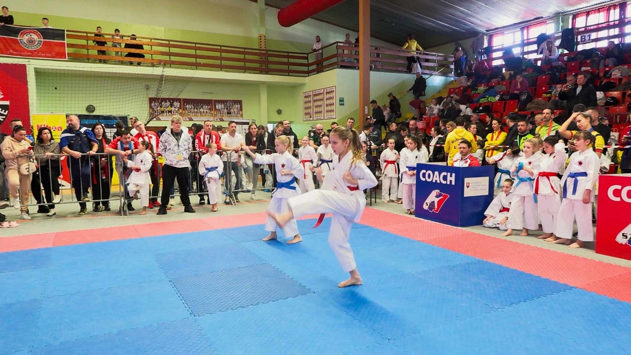 1. kolo Slovenského pohára detí a žiactva v agility, kata a kumite