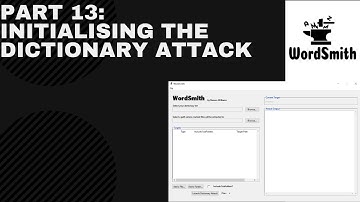 Python GUI (Tkinter) Tutorial: Password Cracker - Part 13 - Initialising the Dictionary Attack