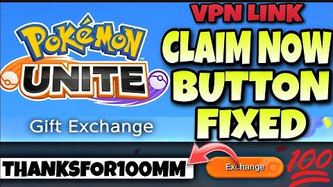 HOW TO FIX GIFT EXCHANGE BUTTON IN POKEMON UNITE - 100% WORKING METHOD #pokemonunite #giftexchange