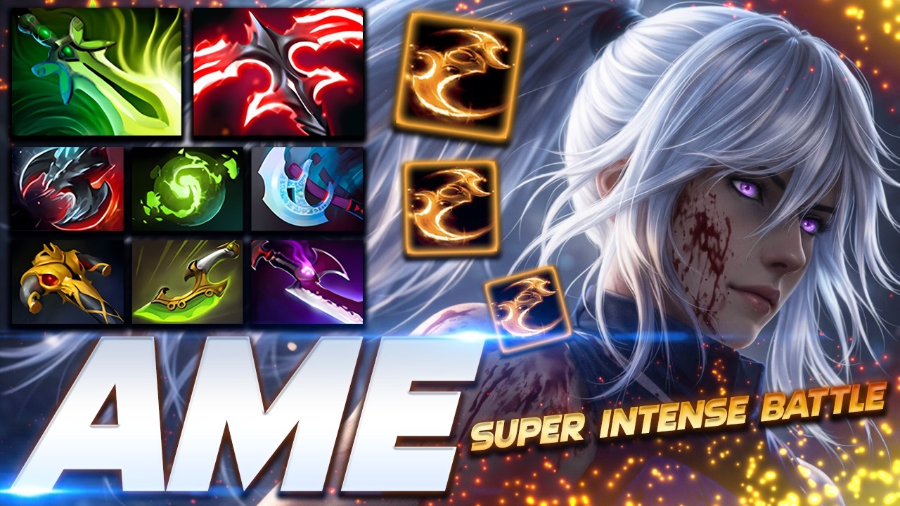 Ame Luna - SUPER INTENSE BATTLE - Dota 2 Pro Gameplay [Watch & Learn]