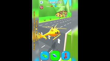 Shape-Shifting 🚲🚁🛶🚗 Game | Level-221 | Gameplay Walk-through #gaming #shapeshifting #shorts #games
