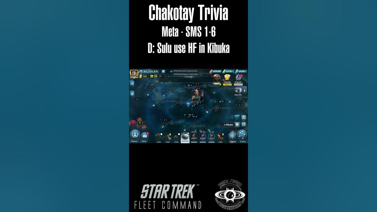 star trek fleet command chakotay trivia