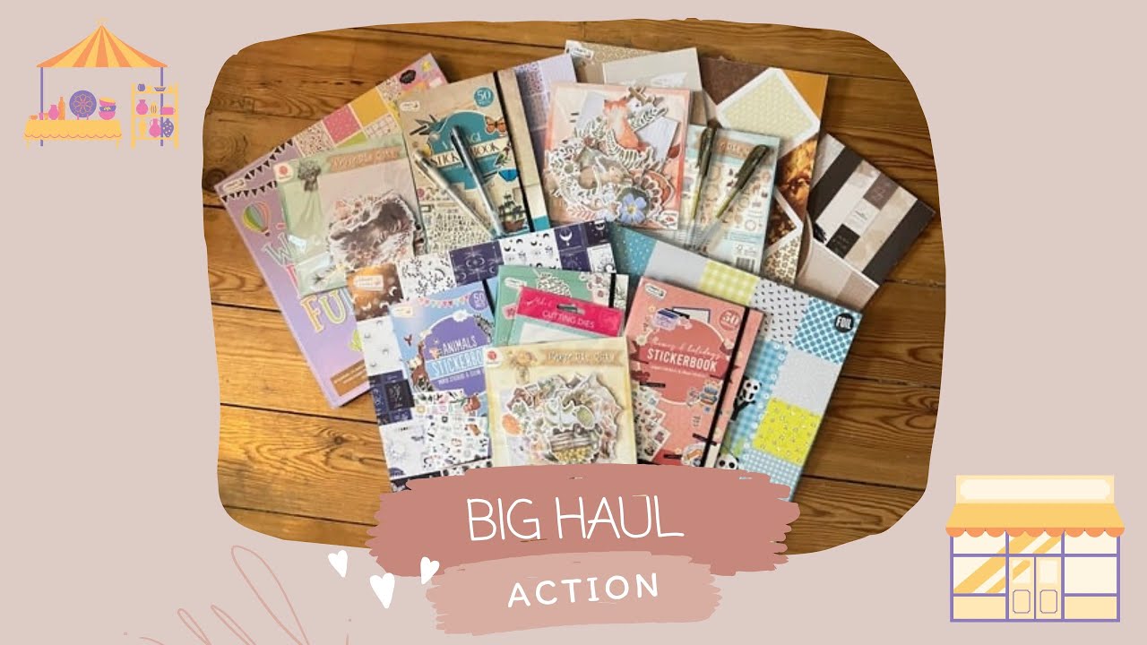 🤩 BIG HAUL ACTION 🤩 - Nouveautés (stickers, die cuts, papiers…)  SCRAPBOOKING