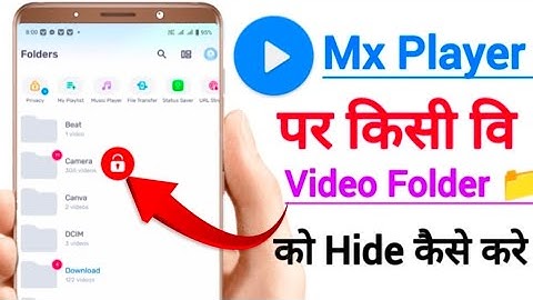 Mx Player par Kisi Bhi video Folder 📁 Ko hide Kaise Kare||How to hide mx player Video 📁 Folder||
