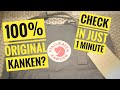 How to spot real vs fake Fjällräven Kånken part 1