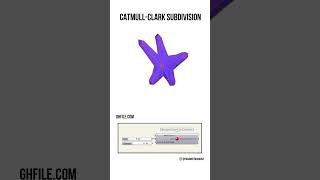 Catmull-Clark Subdivision #shorts