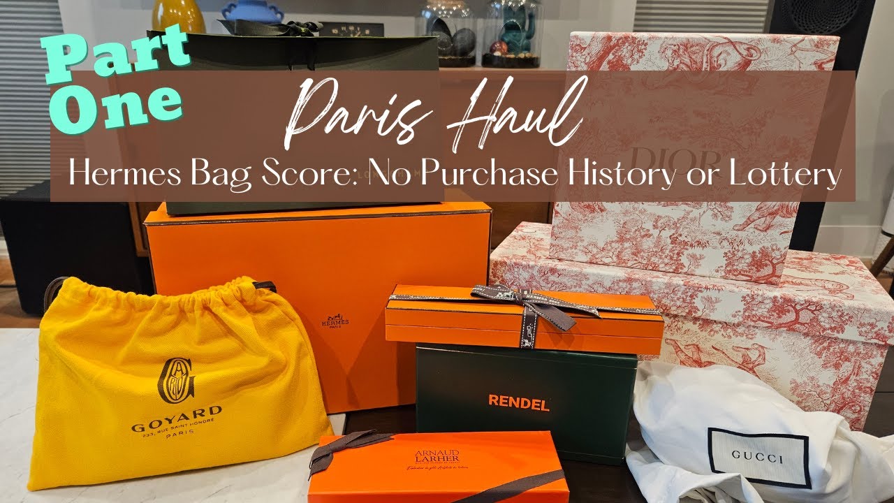 Hermes Paris Haul; I Got A Dream Quota Bag In Paris! 