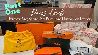Huge Paris Haul | Hermes Bag Offer With No Purchase History | Ft. Hermes, Goyard & Dior