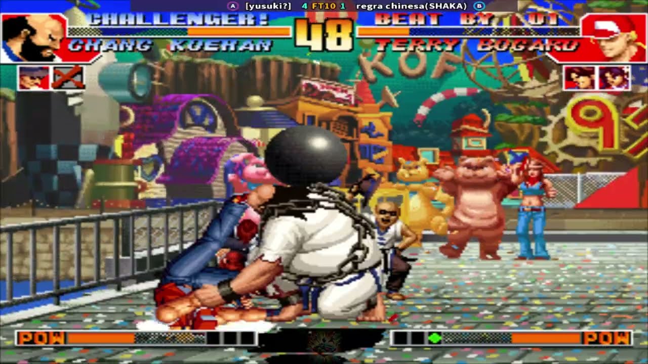 KOF' 97 [yusuki?] (BR) Vs regra chinesa(SHAKA) (BR) || Play Date 13 Jan 25