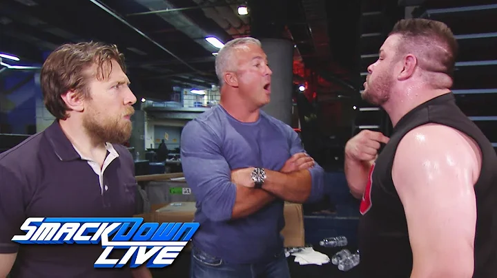 Kevin Owens confronts Shane McMahon and Daniel Bry...