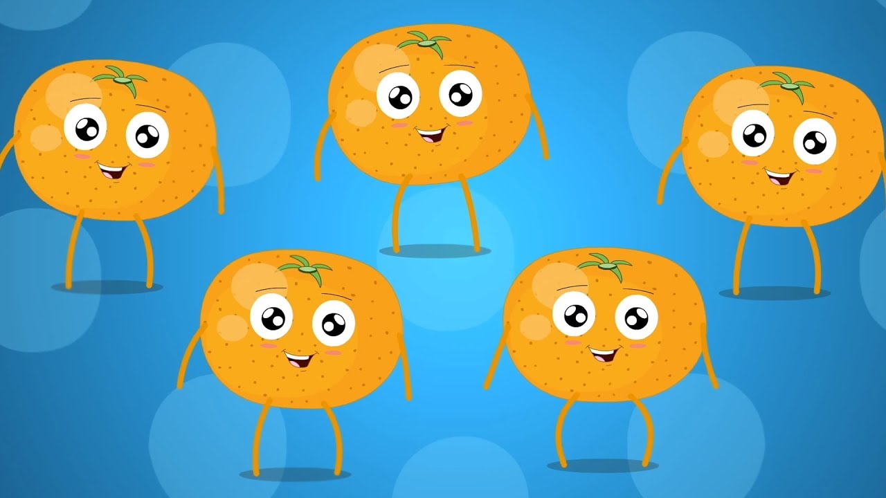 Five Little Oranges Kids Rhymes Nursery Rhymes Baby Songs Youtube