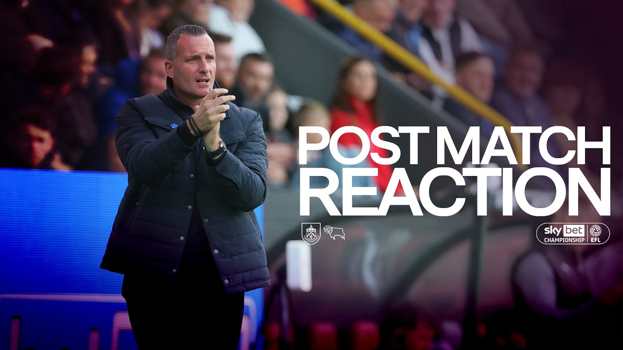 Hayen Assesses Draw At Turf Moor | REACTION | Burnley 1-1 Derby County