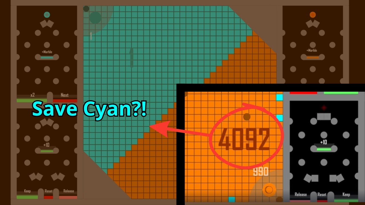 Multiply or Release - Don't Reset - Shield Added - Algodoo