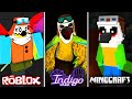 Indigo Park - EVOLUTION of ALL JUMPSCARES - Minecraft vs Roblox