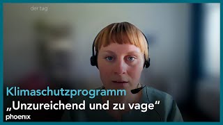 Rechtsexpertin Ann-Kathrin Jeske, Deutschlandradio, zum Klimaschutzprogramm der Bundesregierung