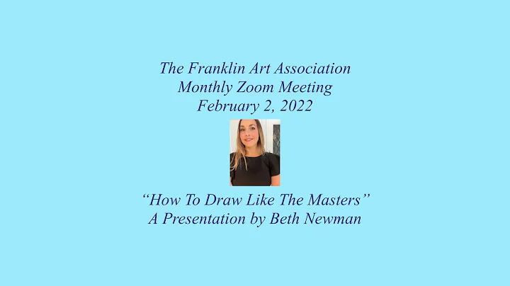 Beth Newman, "Atelier Drawing: How To Draw Like Th...