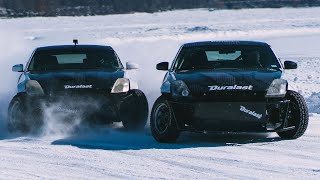 Drifting on a FROZEN Lake is INSANE! Ice drifting a Nissan 350Z | HertVlog #006