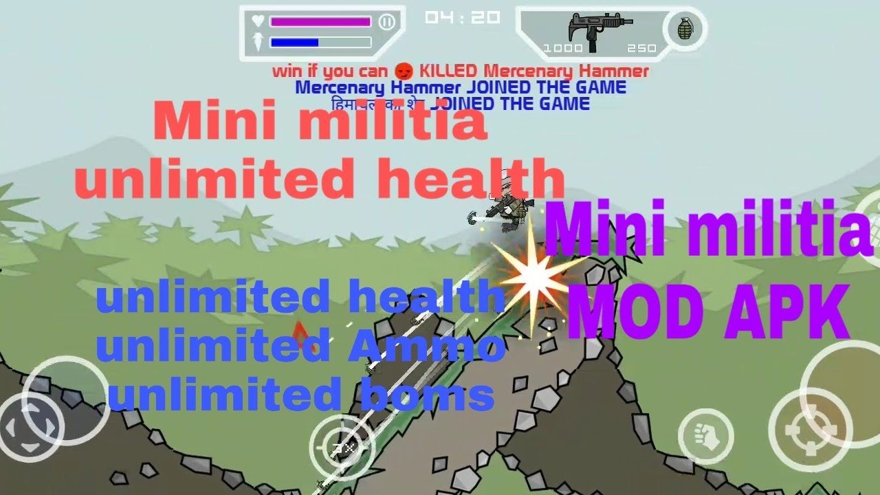MINI MILITIA UNLIMITED BOMB AMMO NITRO FREE POBIERZ 2018 Dopasikur