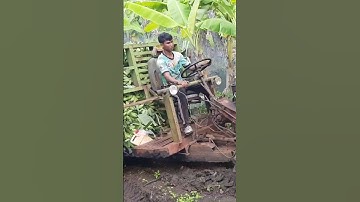 #shorts xe công nông đâu ngang 2 câu chở chuối cực khỏe #kiu