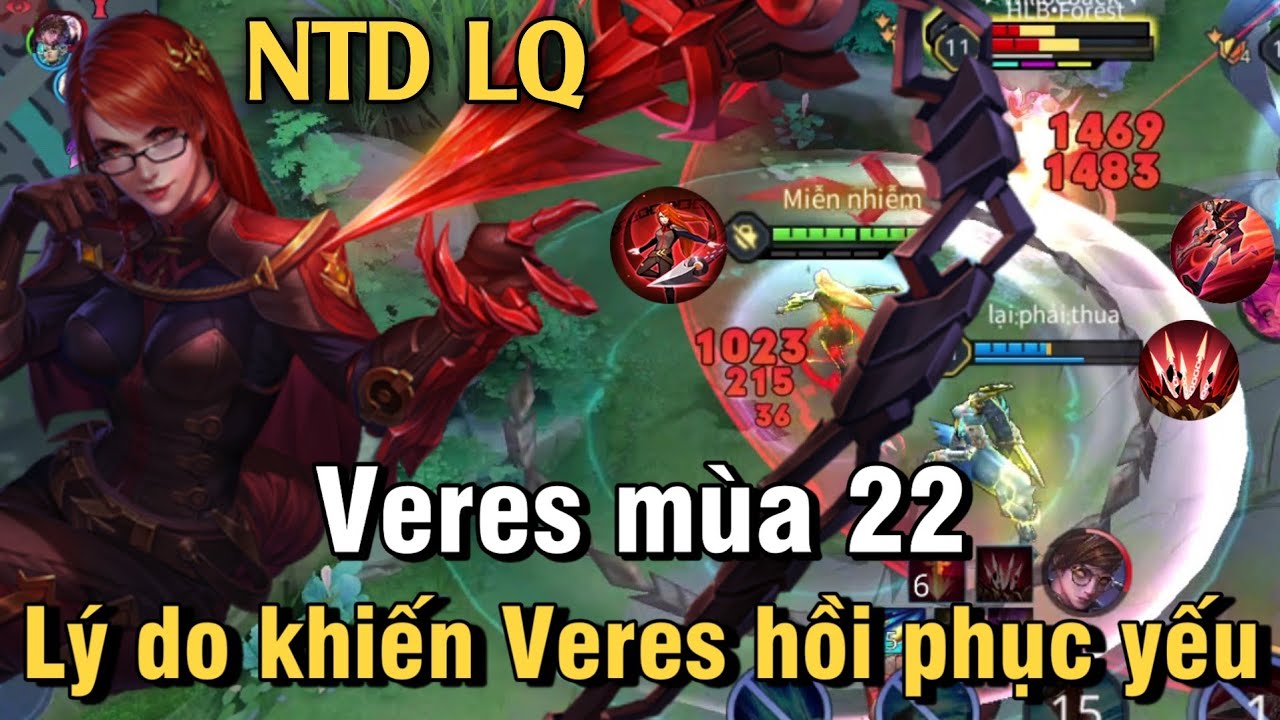 Veres Mùa 22 Liên Quân Mobile | Cách Chơi, Lên Đồ, Phù Hiệu Bảng Ngọc Cho Veres Mùa 22 Đi Top NTD LQ