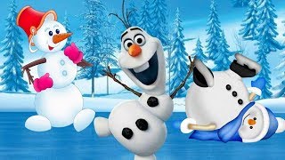 Новогодняя детская песня и мультик - Веселые Снеговики