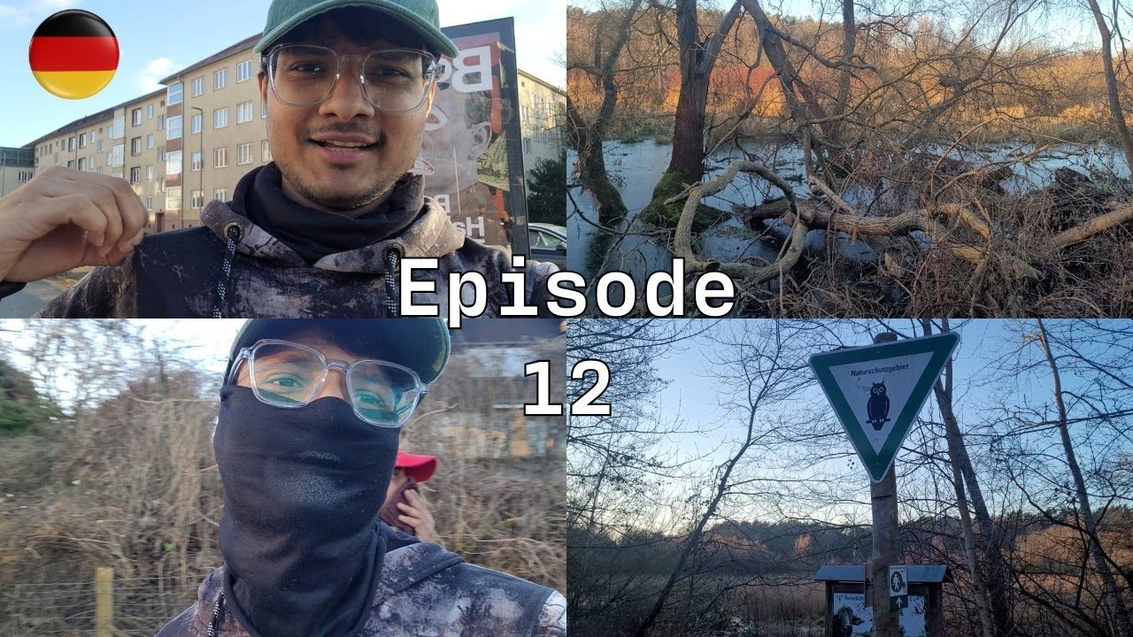 -10°C Winter Exploration in Germany | Forest & Graveyard Adventure