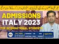 Master in Italy for International students in 2023