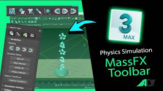 Realistic Physics Simulation with MassFX Toolbar 🔥 MassFX Tutorial | 3d max News